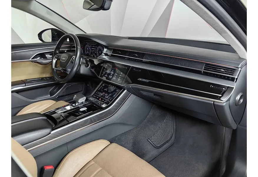 Audi A8 3.0 TFSI L tiptronic quattro (340 л.с.) Черный в АВИЛОН. Слайд №13
