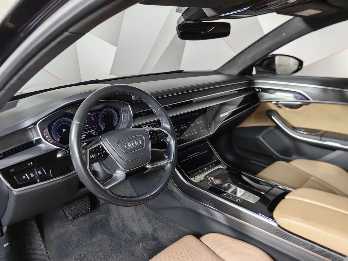 Audi A8 3.0 TDI L tiptronic quattro (250 л.с.) Черный в АВИЛОН. Слайд №18