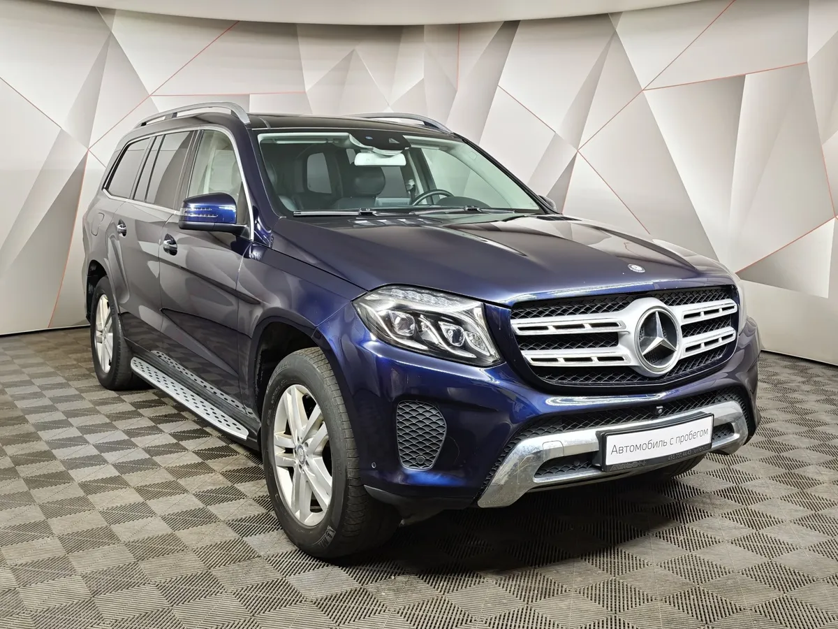 Mercedes-Benz GLS 400 4MATIC 9G-TRONIC (333 л.с.) Особая серия Синий в АВИЛОН. Слайд №3