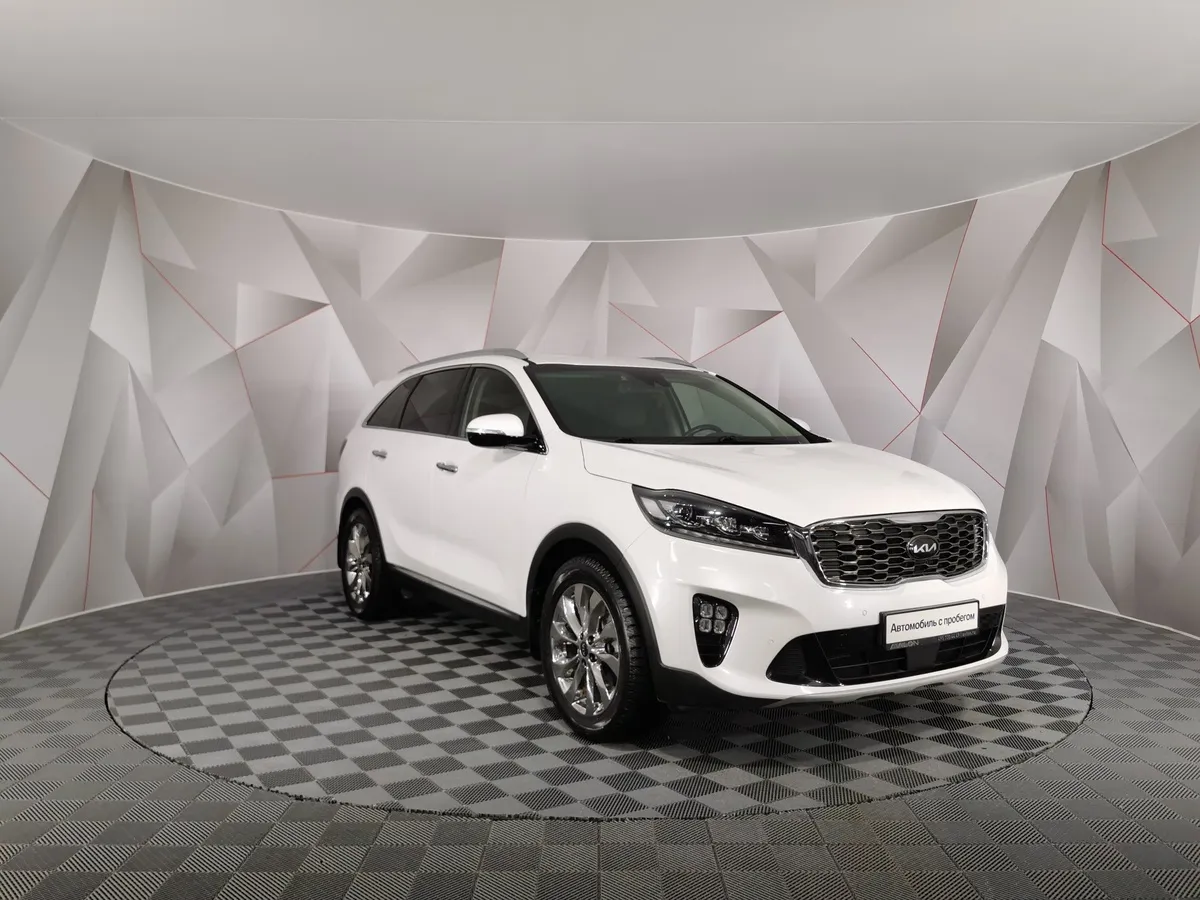 Kia Sorento 2.2 D AT AWD (5 мест) (200 л.с.) Prestige Белый в АВИЛОН. Слайд №3