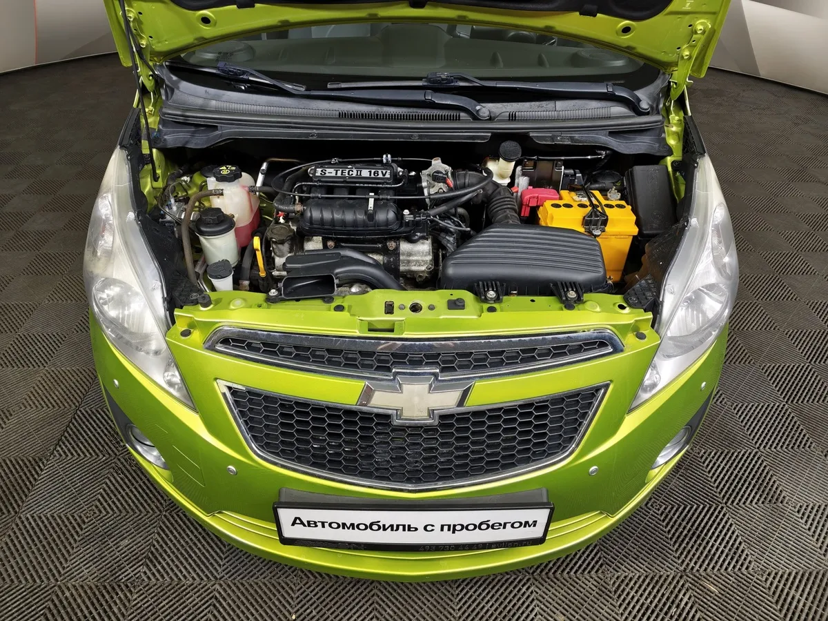 Chevrolet Spark 1.0 AT (68 л.с.) LS Зеленый в АВИЛОН. Слайд №11