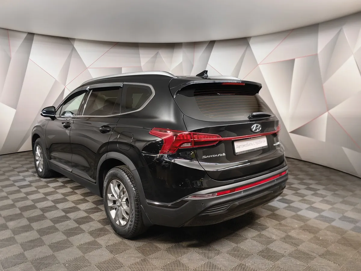 Hyundai Santa Fe 2.2 CRDi AWD 8AT (200 л.с.) Lifestyle Черный в АВИЛОН. Слайд №4