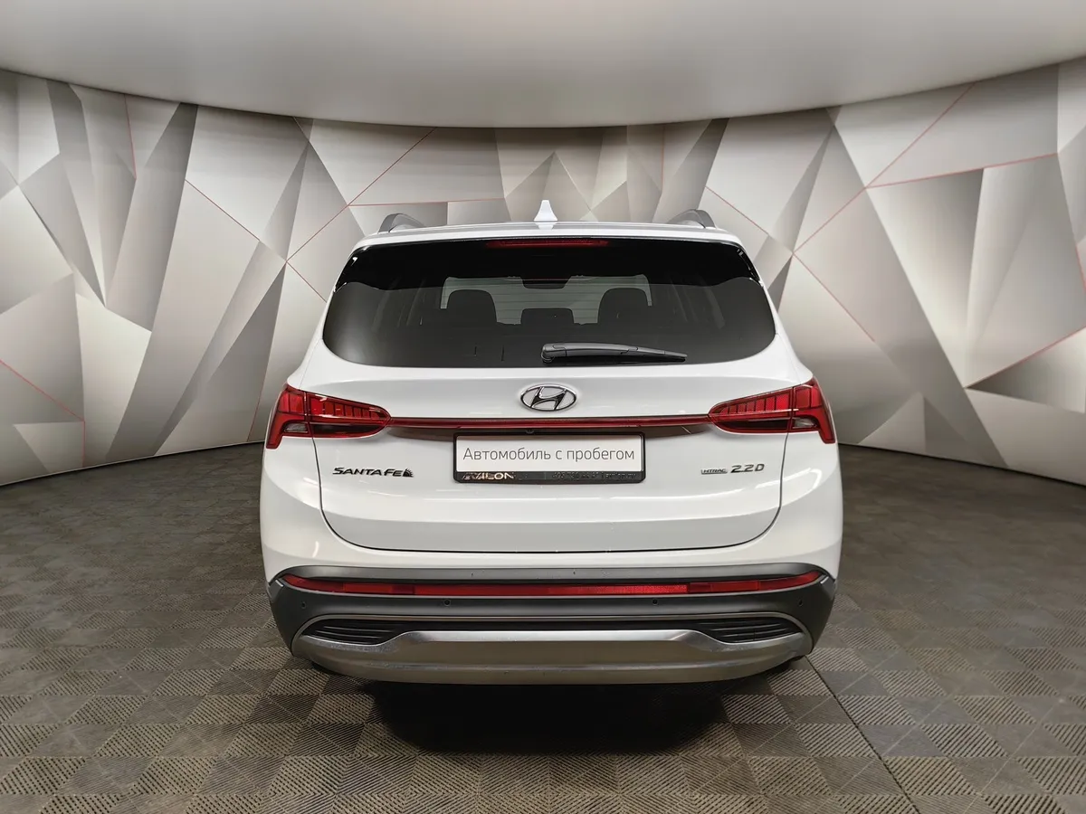 Hyundai Santa Fe 2.2 CRDi AWD 8AT (200 л.с.) High-Tech Белый в АВИЛОН. Слайд №8