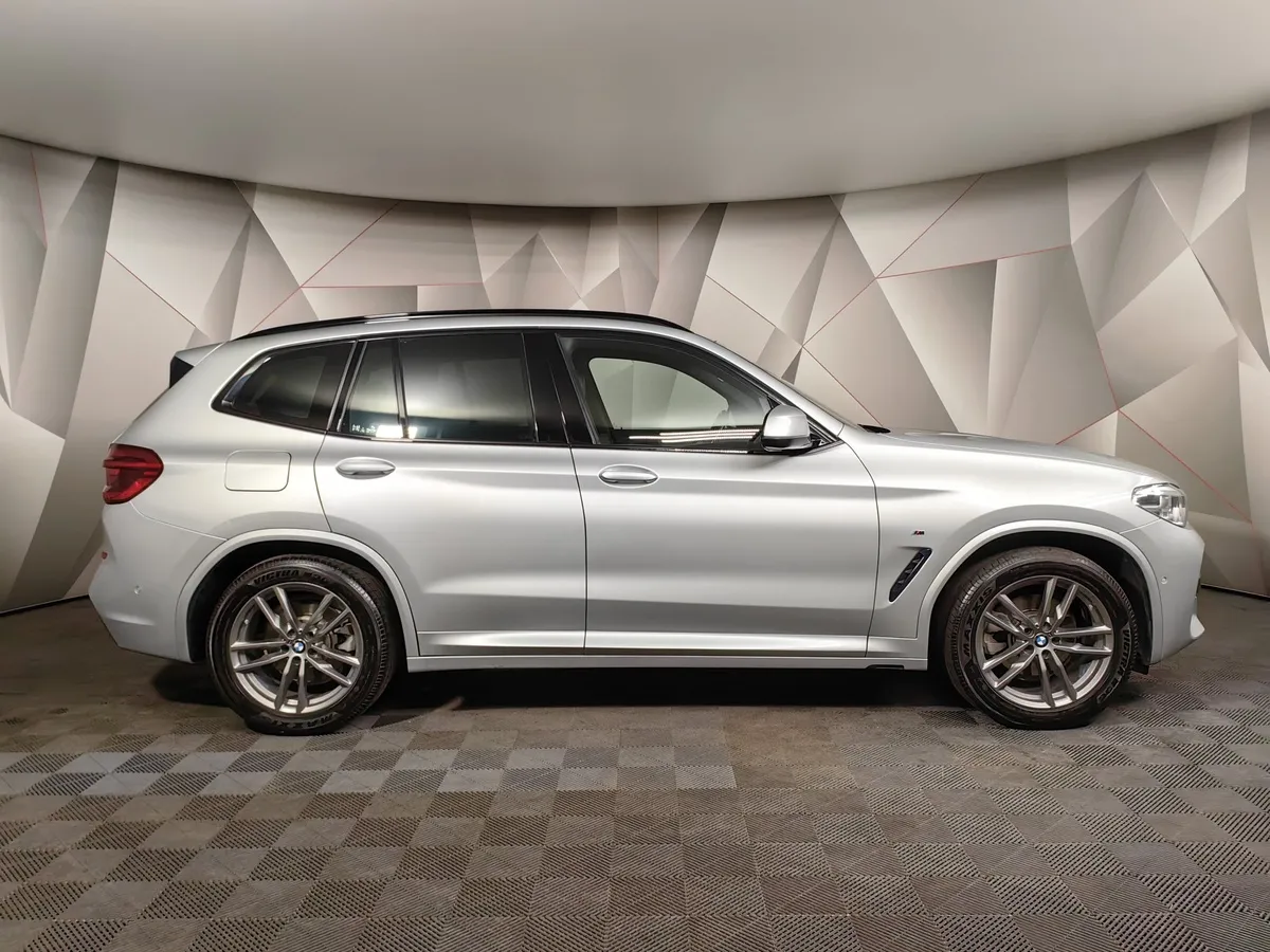 BMW X3 xDrive20d AT (190 л.с.) M Sport Серебристый в АВИЛОН. Слайд №6