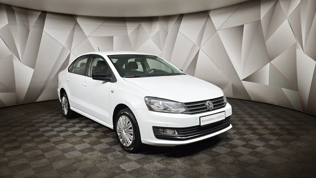 Volkswagen Polo 1.6 MPI AT (110 л.с.) Select Белый в АВИЛОН. Слайд №3