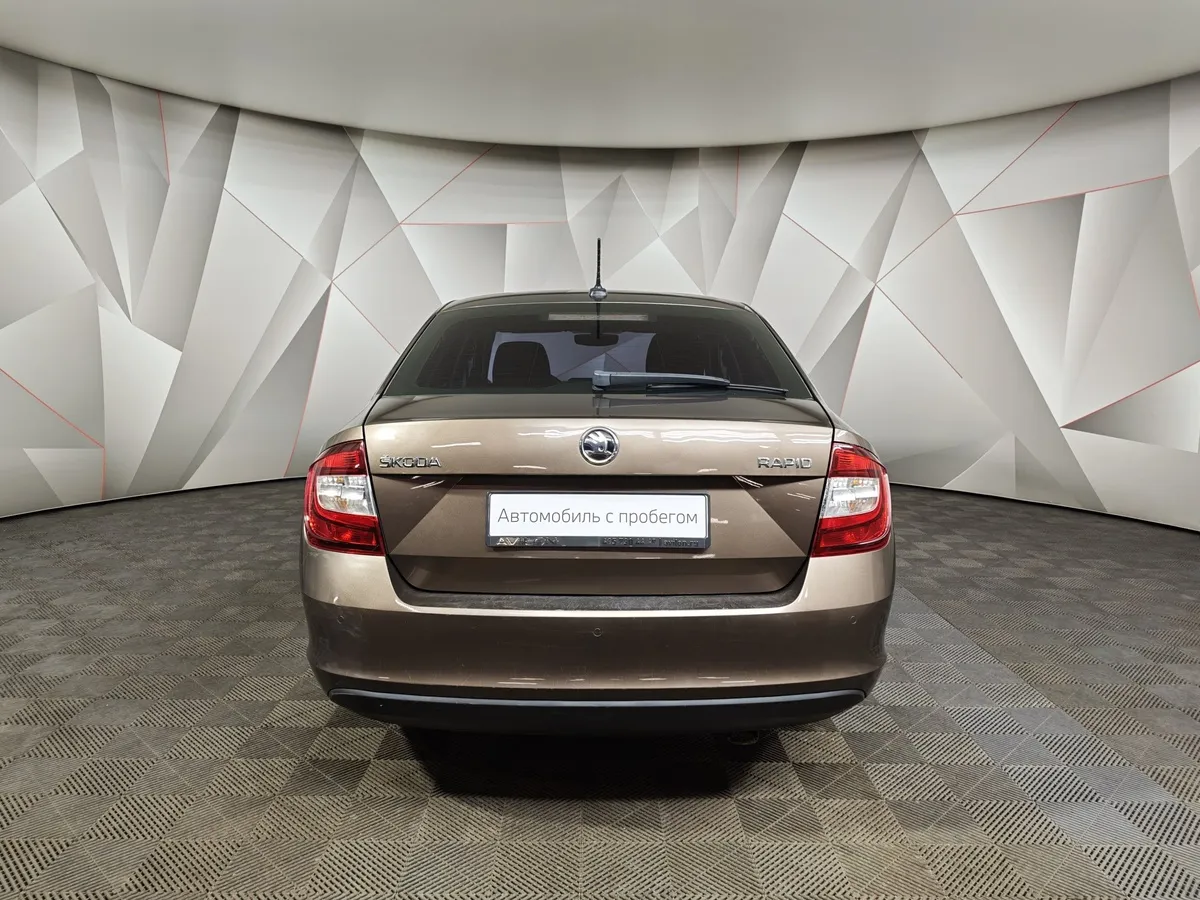 Skoda Rapid 1.6 AT (110 л.с.) Active Коричневый в АВИЛОН. Слайд №8