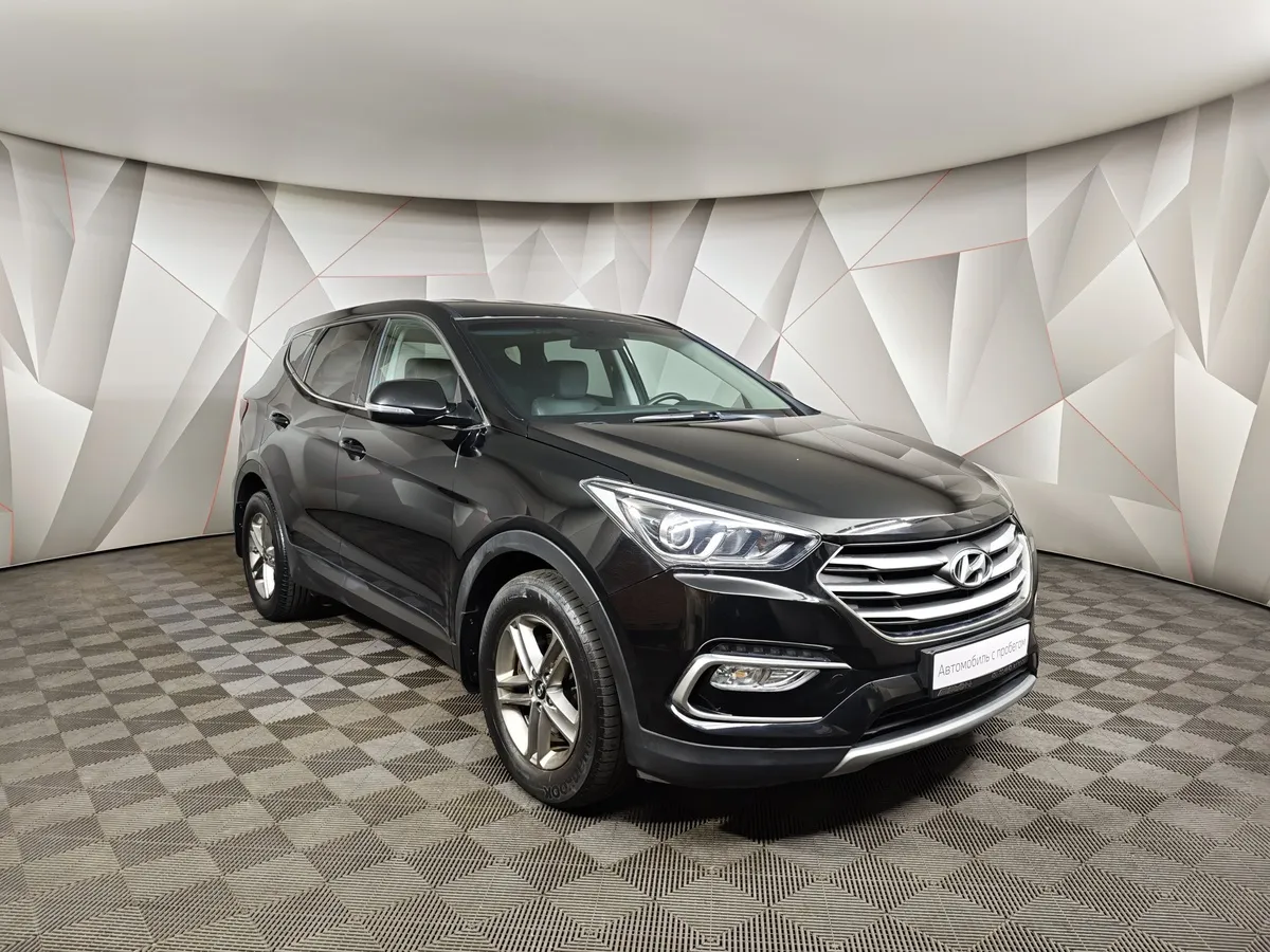 Hyundai Santa Fe 2.2 CRDI AT AWD (200 л.с.) Comfort Черный в АВИЛОН. Слайд №3