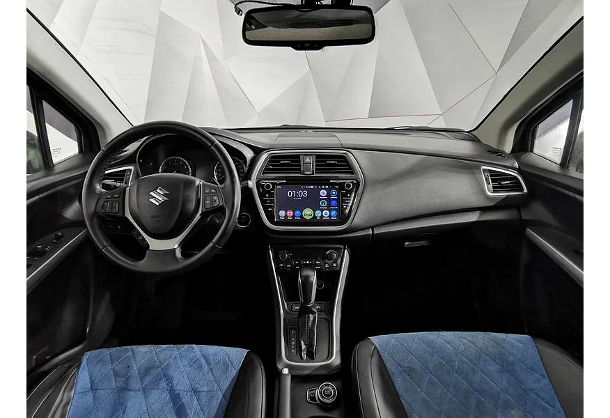 Suzuki SX4 1.4 Turbo AT 4WD (140 л.с.) GLX Серебристый в АВИЛОН. Слайд №14