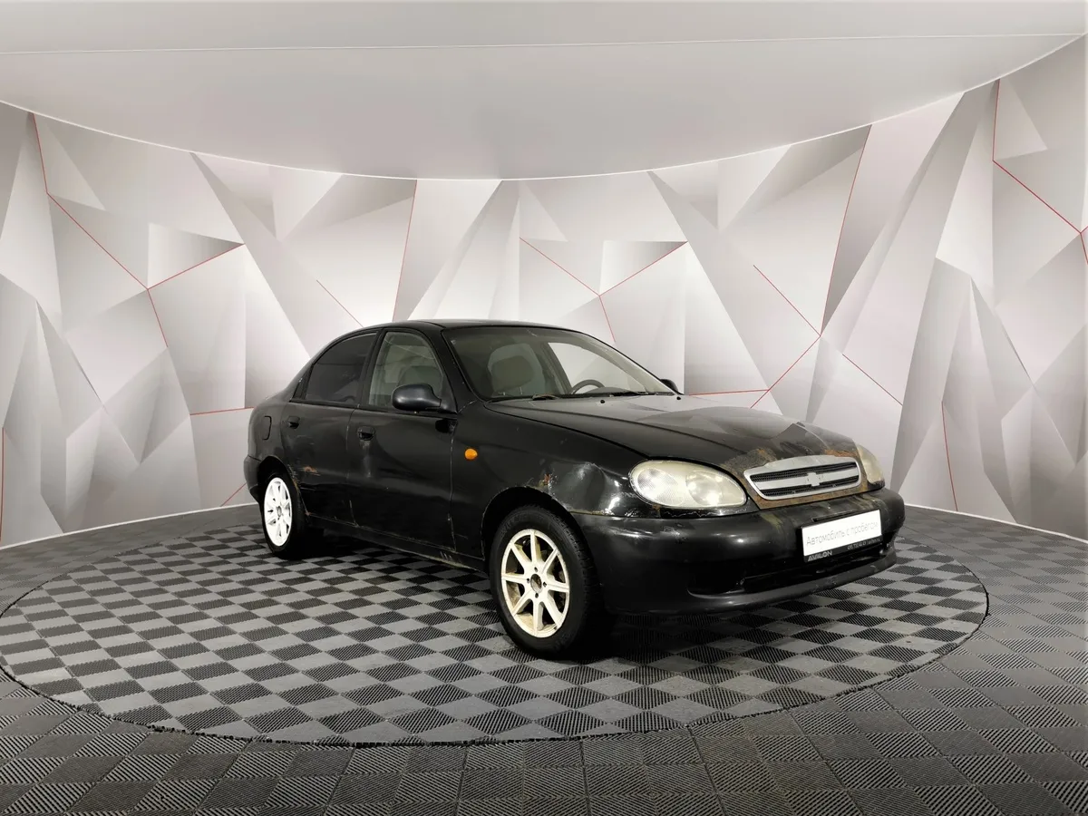 Chevrolet Lanos 1.5i MT (86 л.с.) Черный в АВИЛОН. Слайд №3