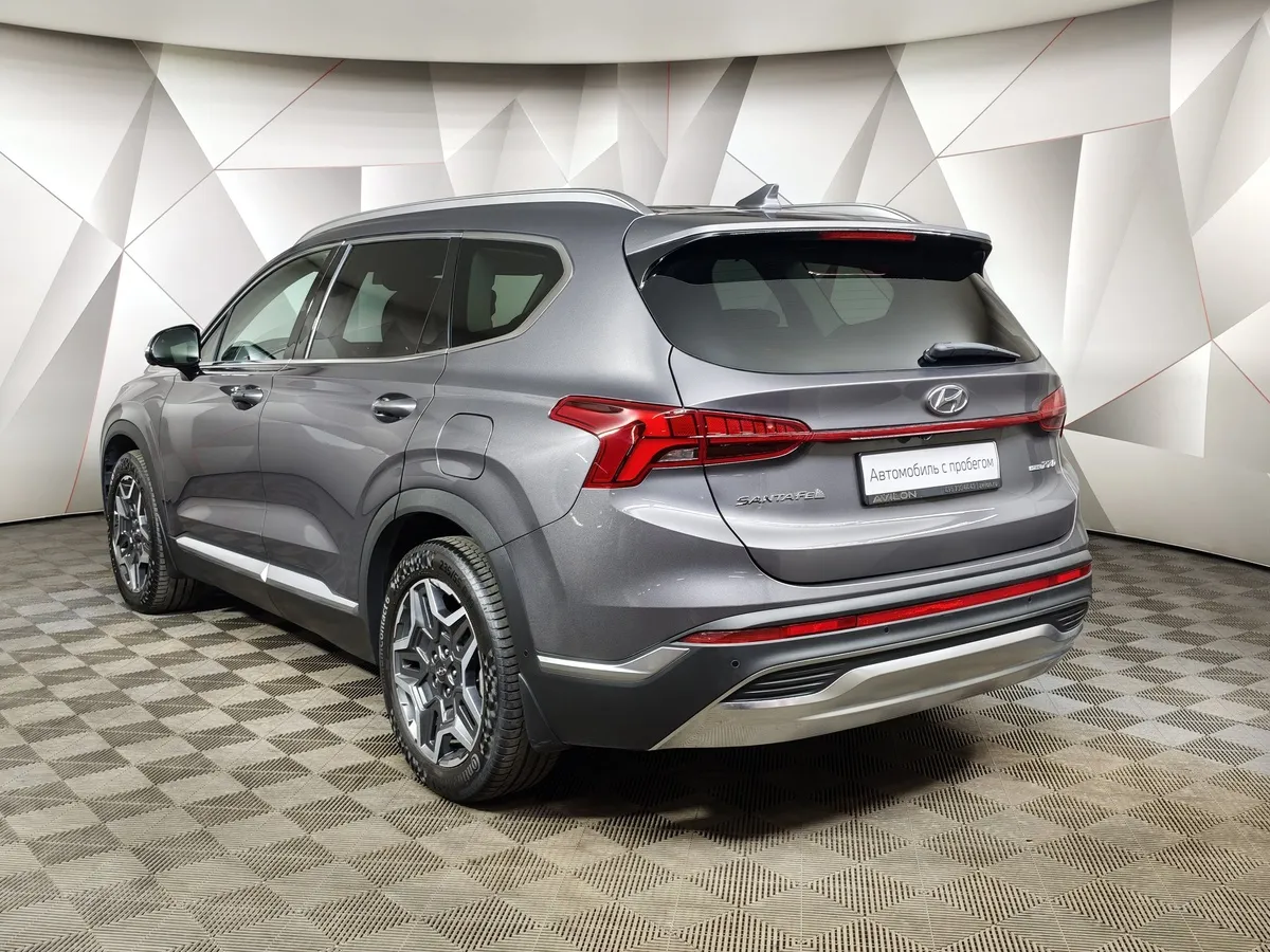 Hyundai Santa Fe 2.2 CRDi AWD 8AT (200 л.с.) High-Tech Серый в АВИЛОН. Слайд №4
