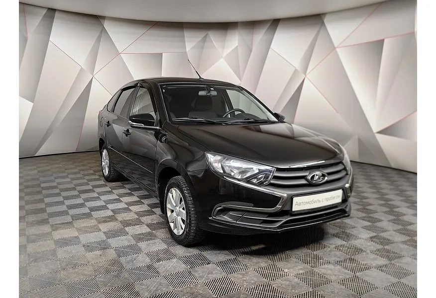 ВАЗ (Lada) Granta 1.6 MT (90 л.с.) Comfort Черный в АВИЛОН. Слайд №3