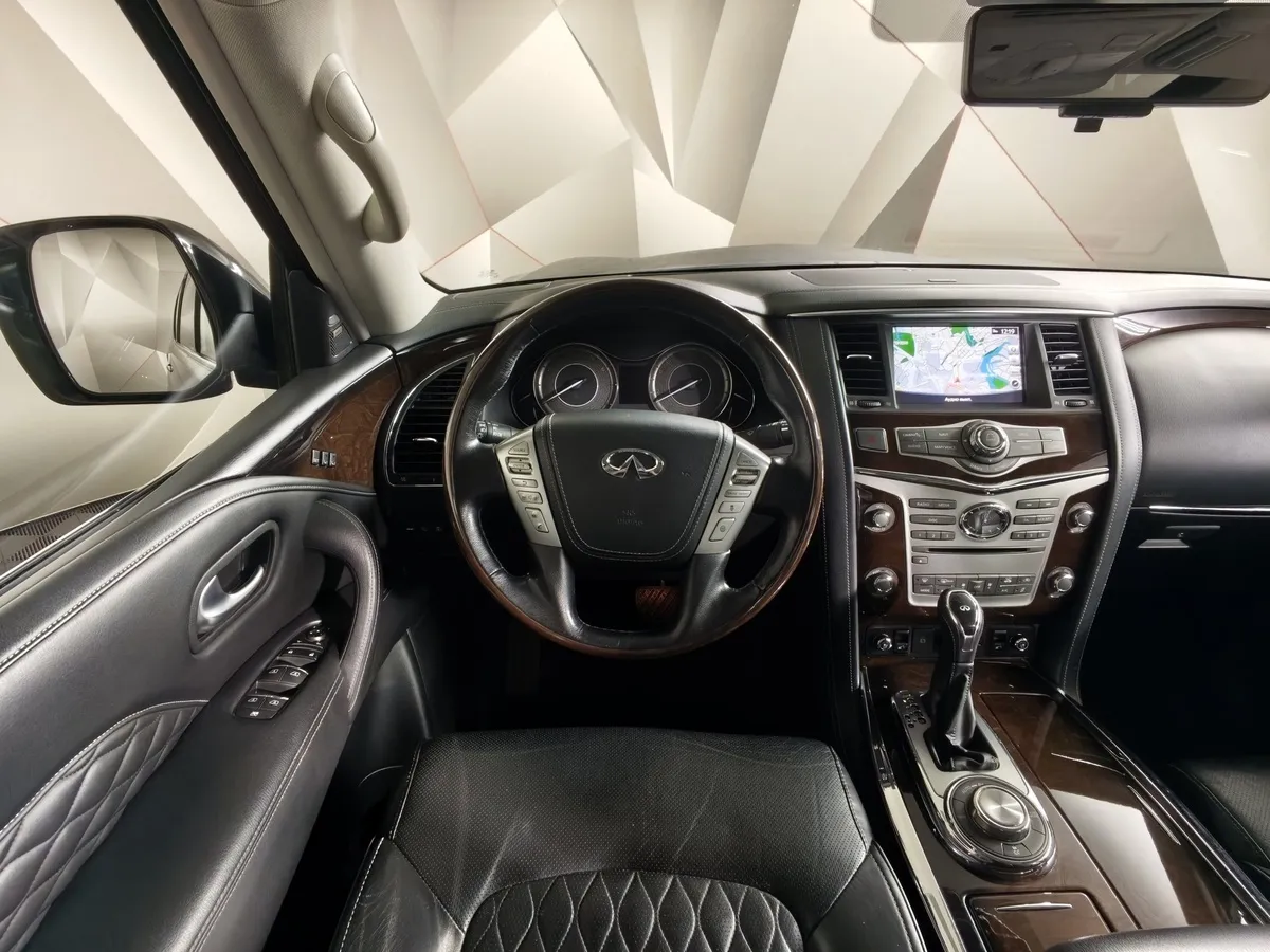 Infiniti QX80 5.6 АТ AWD (405 л.с.) Черный в АВИЛОН. Слайд №20