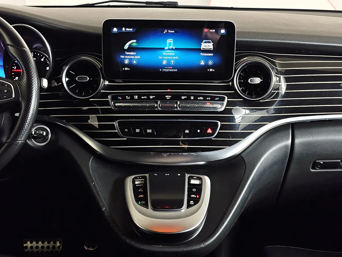 Mercedes-Benz V-Класс V 250 BlueTEC 7G-Tronic Plus 4x4 (190 л.с.) Черный в АВИЛОН. Слайд №14