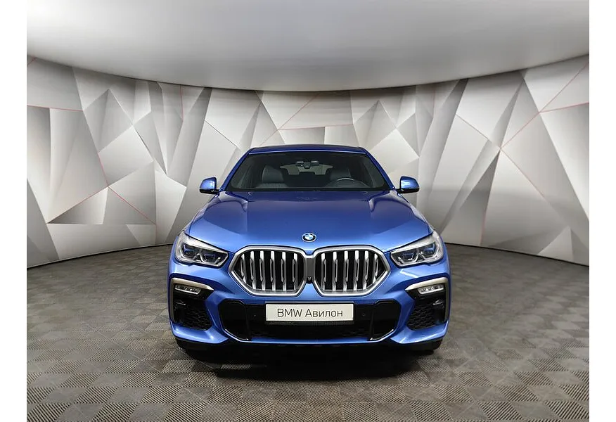 BMW X6 3.0 AT xDrive30d (249 л.с.) M Sport Pro Синий в АВИЛОН. Слайд №3