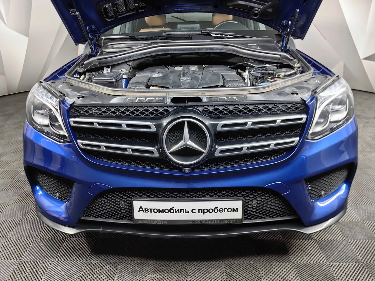 Mercedes-Benz GLS 400 4MATIC 9G-TRONIC (333 л.с.) Особая серия Синий в АВИЛОН. Слайд №11