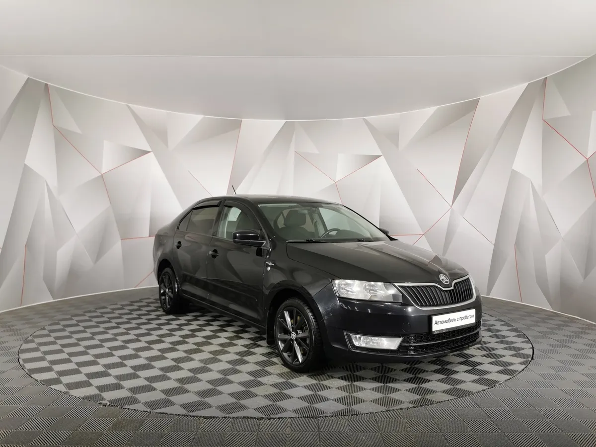 Skoda Rapid 1.4 TSI DSG (125 л.с.) Active Черный в АВИЛОН. Слайд №3
