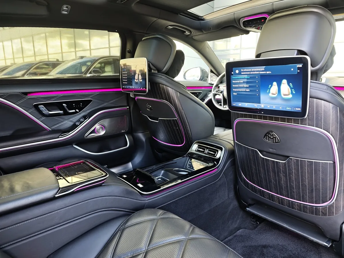 Mercedes-Benz S-Класс Maybach S 580 9G-Tronic 4Matic (503 л.с.) Night Series Черный в АВИЛОН. Слайд №22