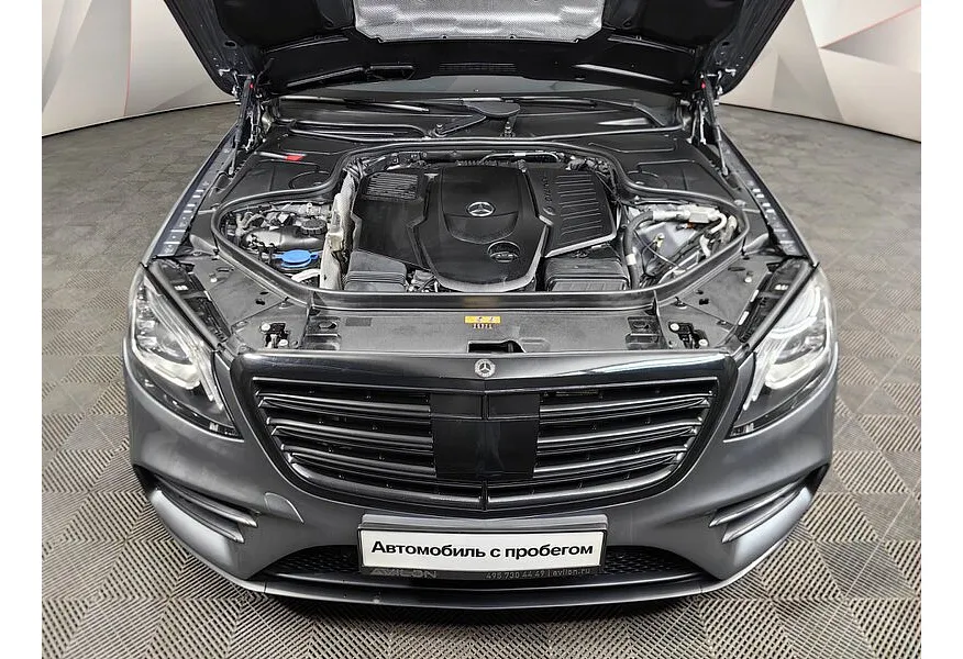 Mercedes-Benz S-Класс S 350 d 9G-Tronic 4Matic длинная база (249 л.с.) Серый в АВИЛОН. Слайд №11