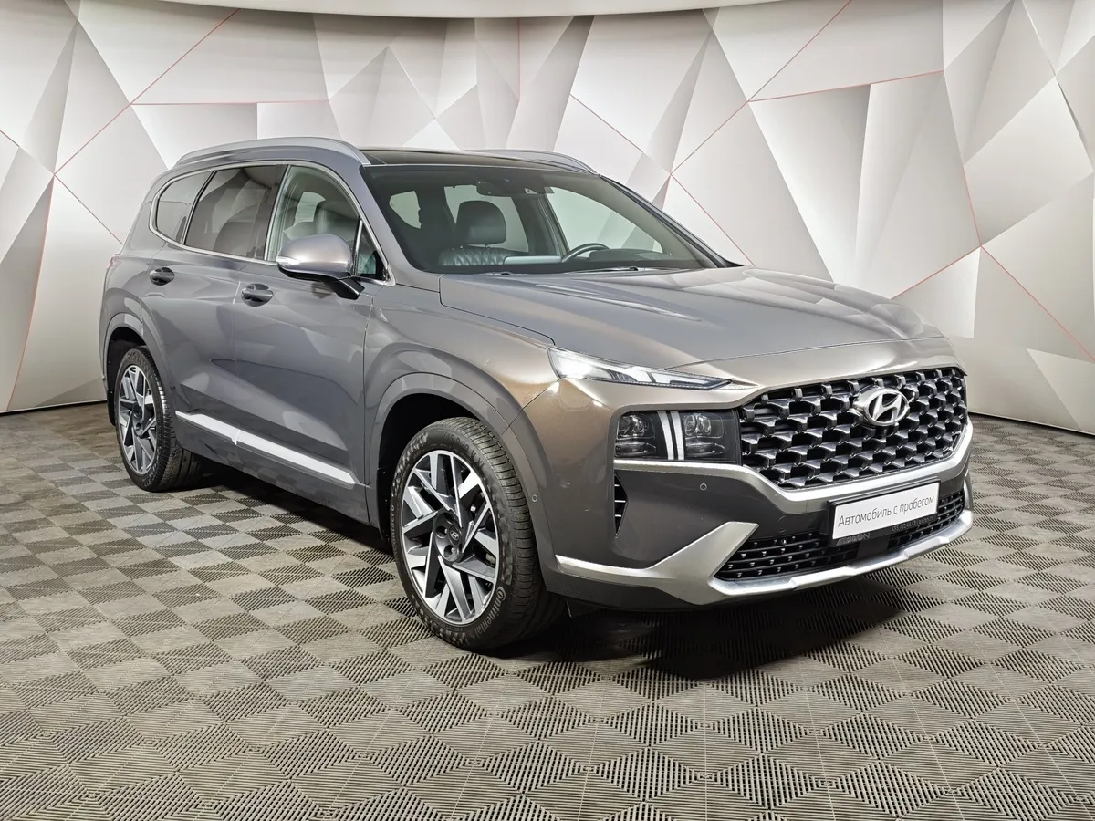 Hyundai Santa Fe 2.2 CRDi AWD 8AT (200 л.с.) Calligraphy Коричневый в АВИЛОН. Слайд №3
