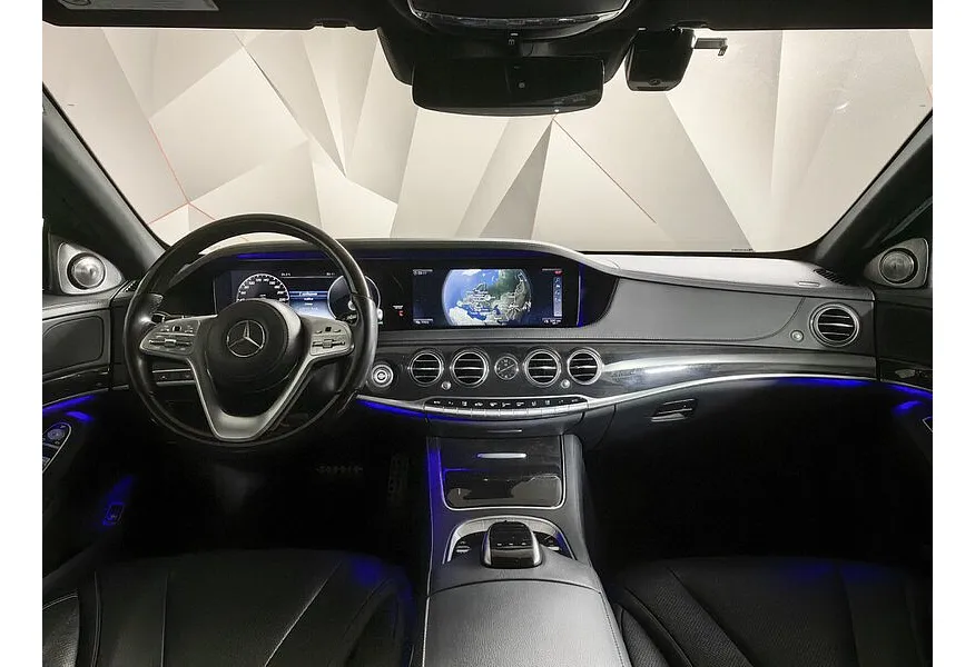 Mercedes-Benz S-Класс S 350 d 9G-Tronic 4Matic длинная база (249 л.с.) Черный в АВИЛОН. Слайд №14