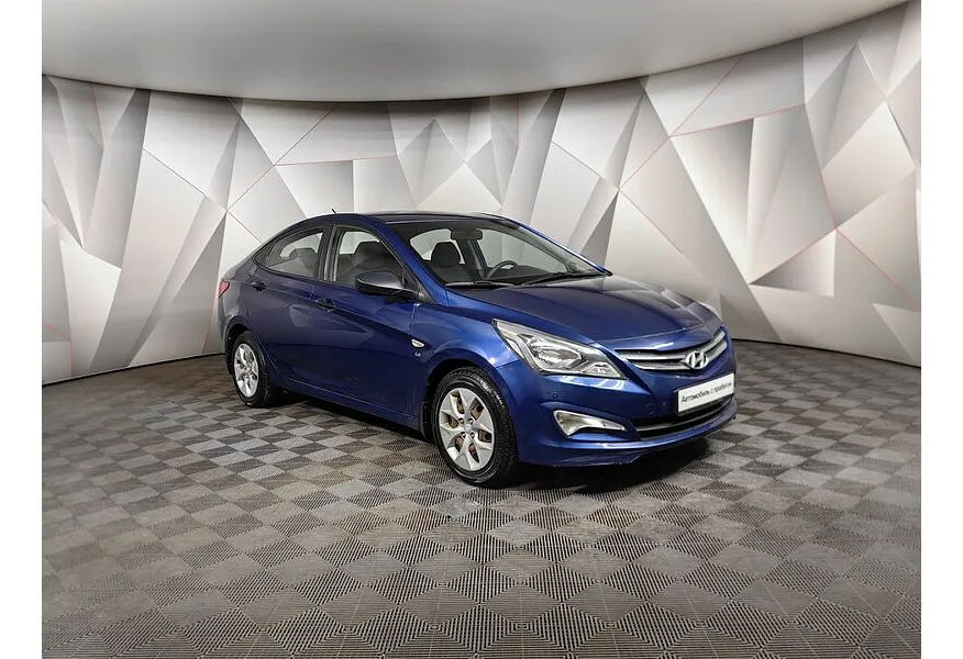 Hyundai Solaris 1.6 AT (123 л.с.) Comfort Синий в АВИЛОН. Слайд №3