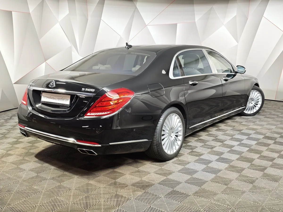 Mercedes-Benz S-Класс S 500 Maybach 9G-TRONIC (455 л.с.) Черный в АВИЛОН. Слайд №2