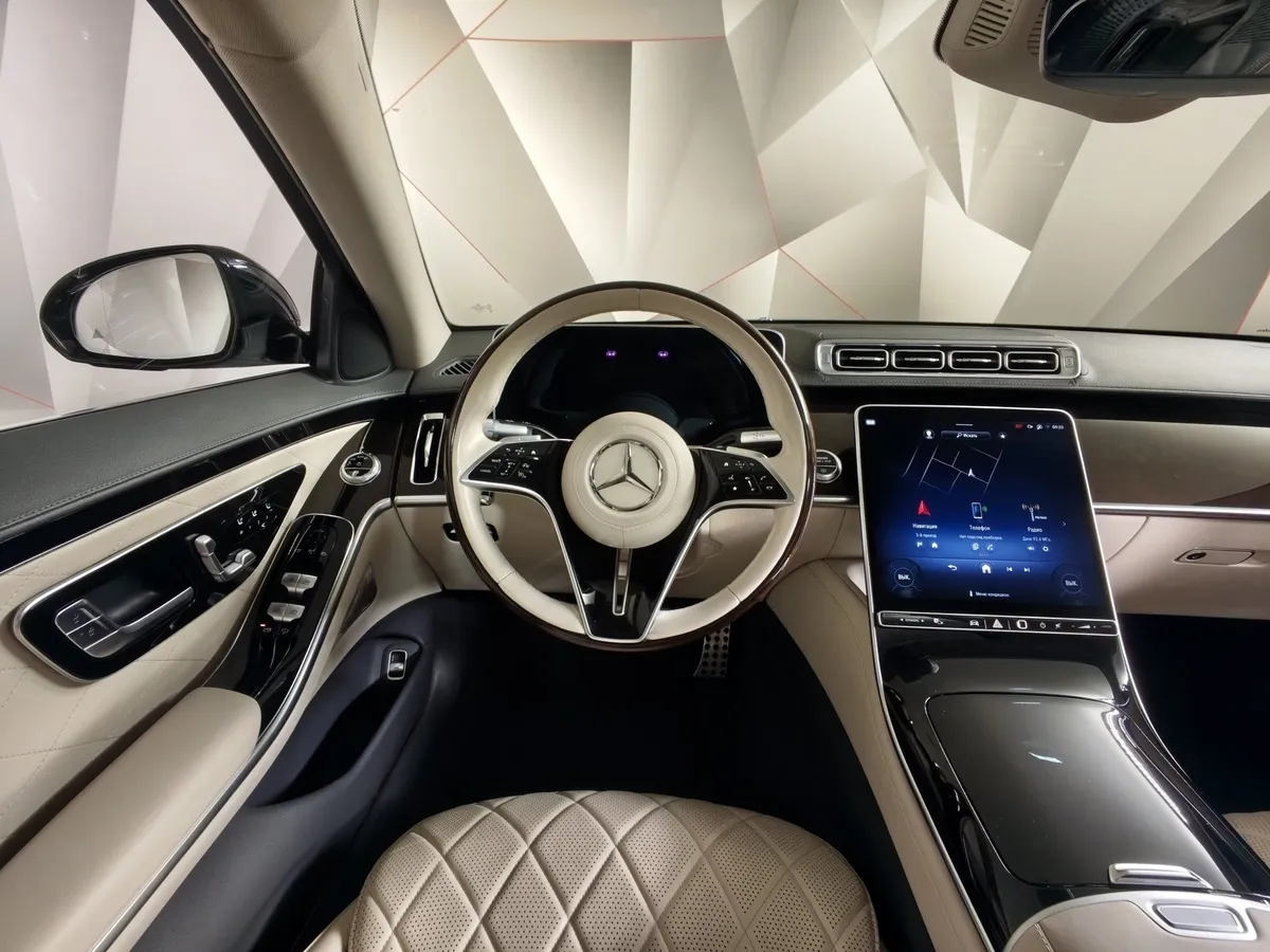 Mercedes-Benz S-Класс S 450 9G-Tronic 4Matic (367 л.с.) Зеленый в АВИЛОН. Слайд №19