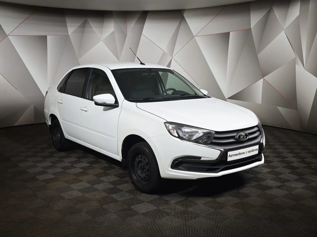 ВАЗ (Lada) Granta 1.6 MT 8кл (87 л.с.) Белый в АВИЛОН. Слайд №3