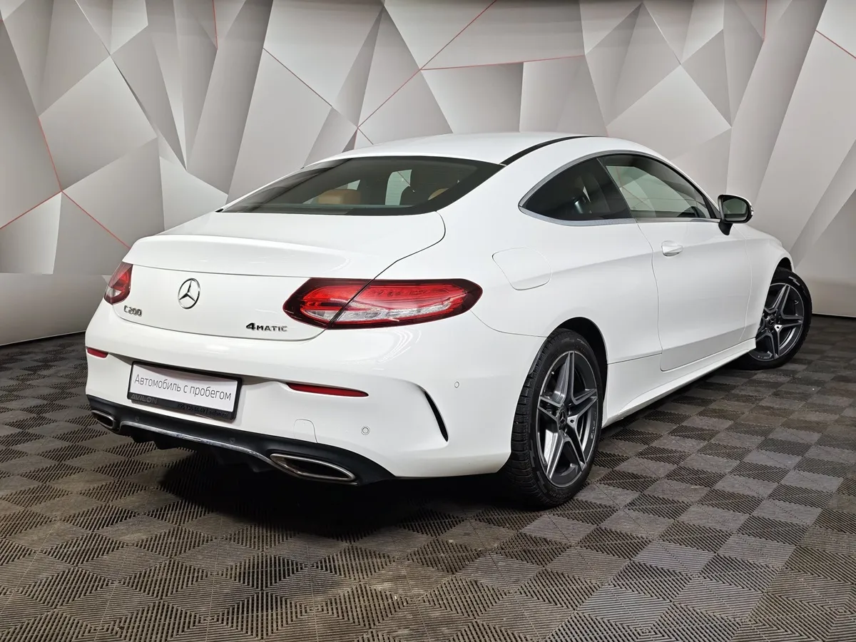 Mercedes-Benz C-Класс C 200 9G-TRONIC 4MATIC (190 л.с.) Sport Белый в АВИЛОН. Слайд №2