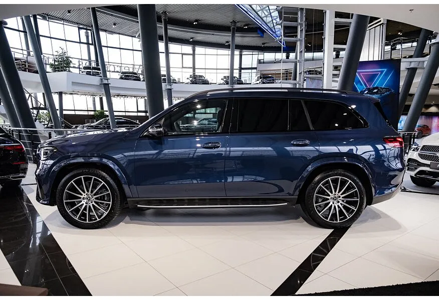 Mercedes-Benz GLS 450 d 9G-TRONIC 4Matic (367 л.с.) Синий в АВИЛОН. Слайд №2