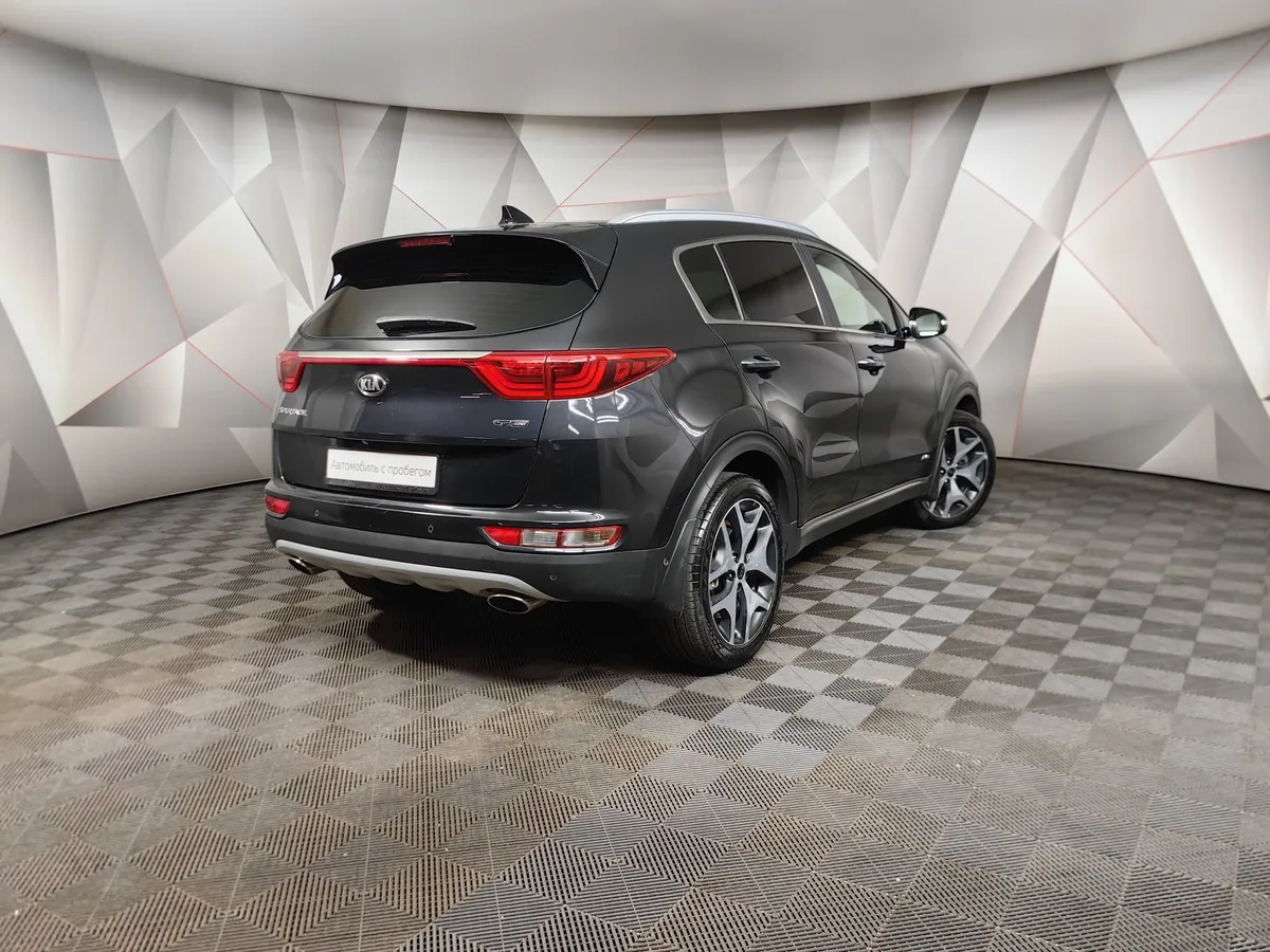 Kia Sportage 1.6 DCT 4WD (177 л.с.) GT Line Черный в АВИЛОН. Слайд №2