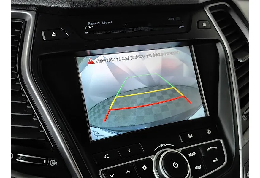 Hyundai Santa Fe 3.0 AT 4WD (249 л.с.) High-Tech Черный в АВИЛОН. Слайд №21