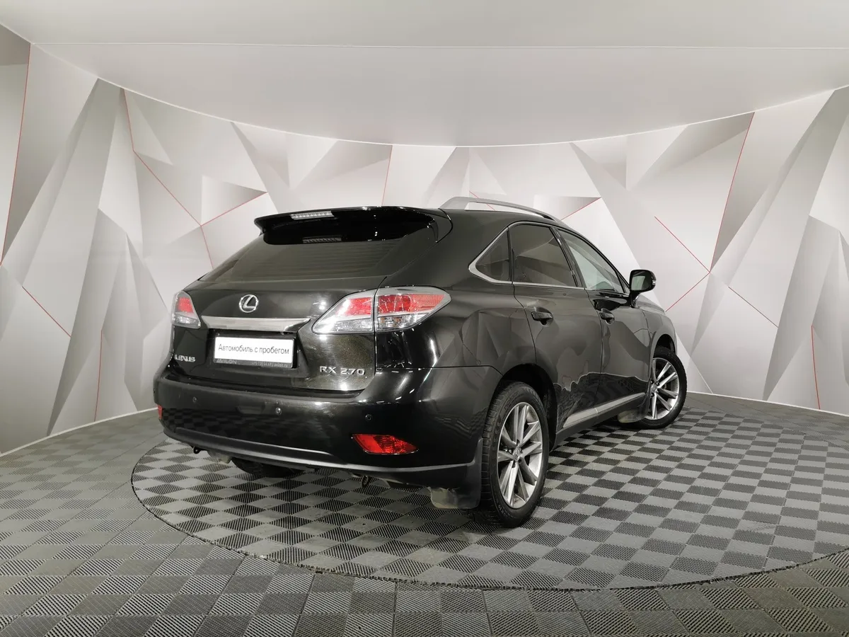 Lexus RX 270 AT (188 л.с.) Черный в АВИЛОН. Слайд №2