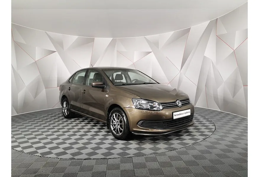 Volkswagen Polo 1.6 Tiptronic (105 л.с.) Trendline Коричневый в АВИЛОН. Слайд №3