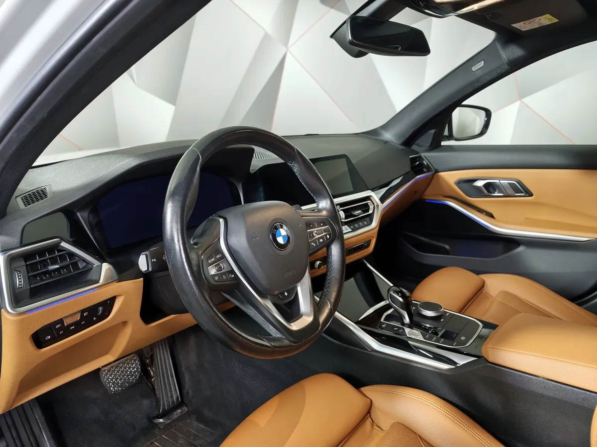 BMW 3 серия 318d Steptronic (150 л.с.) Sport Line Белый в АВИЛОН. Слайд №11