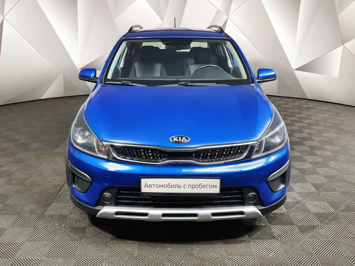Kia Rio X-Line 1.4 AT (100 л.с.) Синий в АВИЛОН. Слайд №7