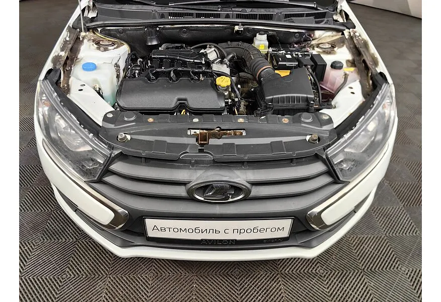 ВАЗ (Lada) Granta 1.6 AMT (106 л.с.) Белый в АВИЛОН. Слайд №10