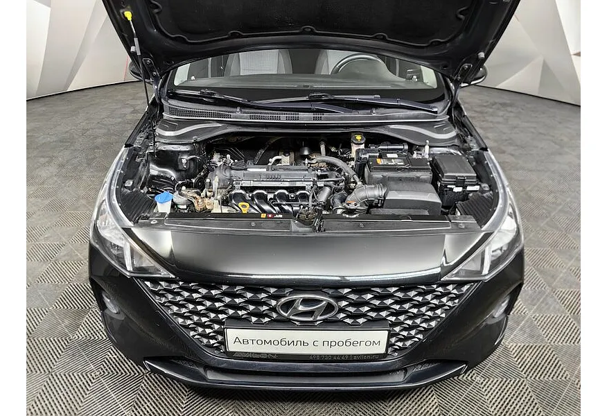 Hyundai Solaris 1.6 AT (123 л.с.) Comfort Черный в АВИЛОН. Слайд №11