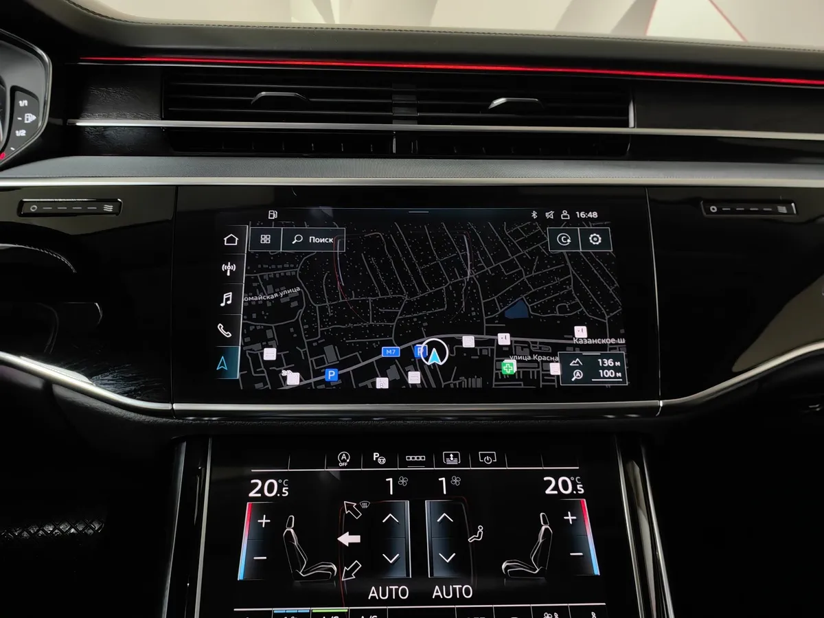 Audi A8 3.0 TFSI L tiptronic quattro (340 л.с.) Черный в АВИЛОН. Слайд №21