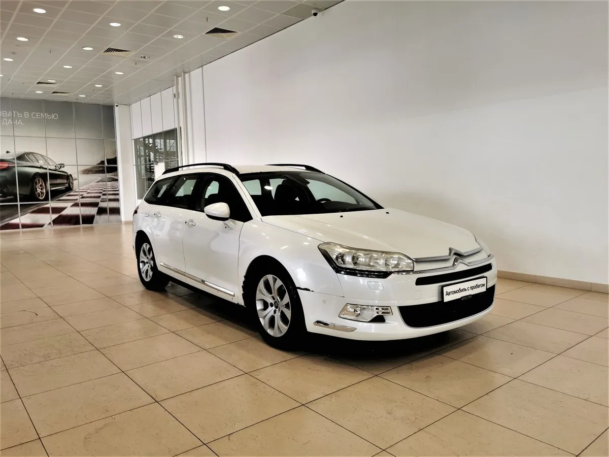 Citroen C5 1.6 THP AT (150 л.с.) Белый в АВИЛОН. Слайд №3