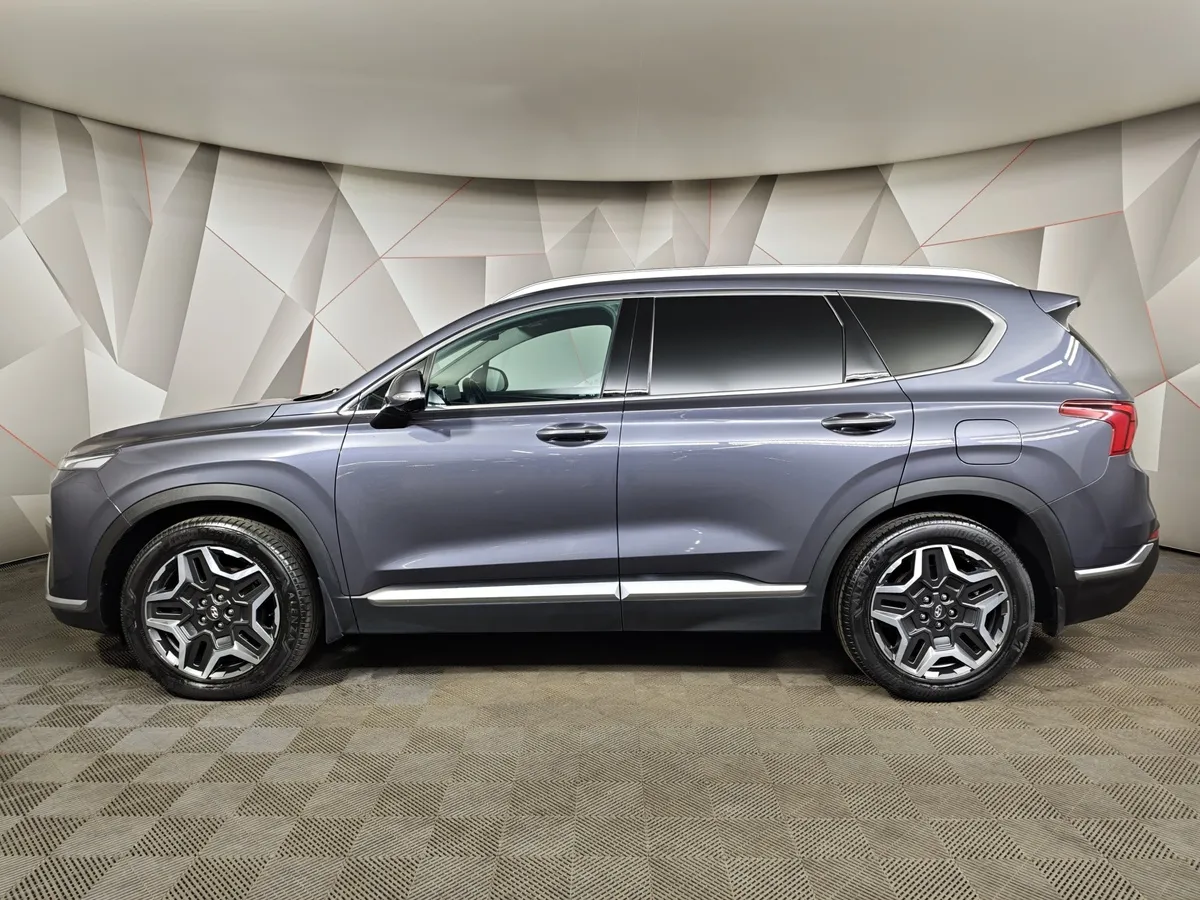 Hyundai Santa Fe 3.5 AWD 8AT (249 л.с.) High-Tech Exclusive (7 мест) Синий в АВИЛОН. Слайд №5