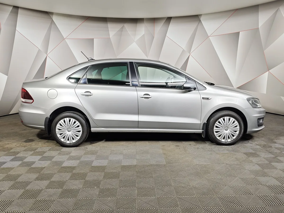 Volkswagen Polo 1.6 MPI AT (110 л.с.) Trendline Серебристый в АВИЛОН. Слайд №6