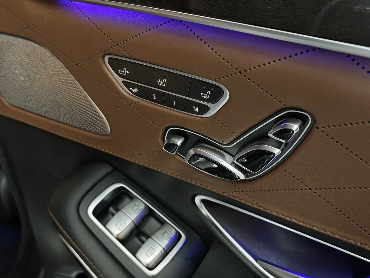 Mercedes-Benz S-Класс S 500 7G-Tronic Plus 4Matic длинная база (455 л.с.) Черный в АВИЛОН. Слайд №30