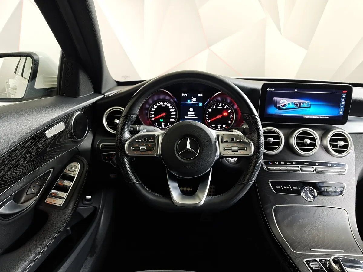 Mercedes-Benz C-Класс C 180 9G-Tronic (150 л.с.) Белый в АВИЛОН. Слайд №20