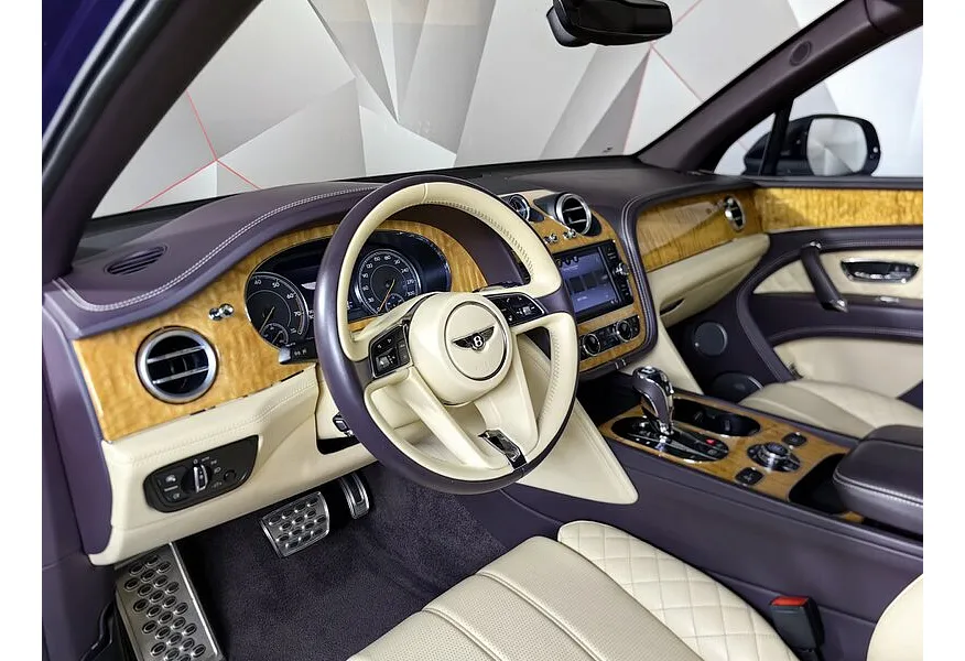 Bentley Bentayga 6.0 AT AWD (608 л.с.) Фиолетовый в АВИЛОН. Слайд №19