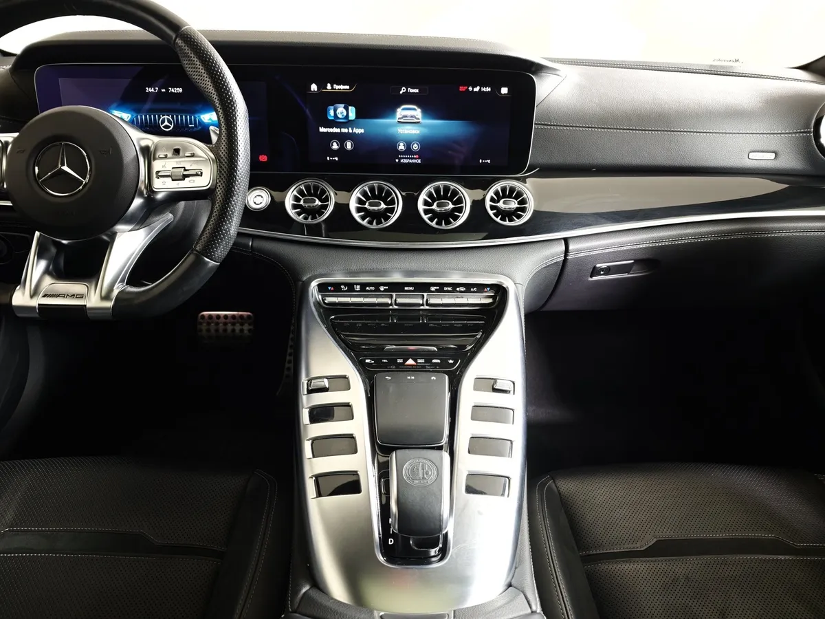 Mercedes-Benz AMG GT 43 4MATIC SPEEDSHIFT TCT 9G (367 л.с.) Особая серия Белый в АВИЛОН. Слайд №15