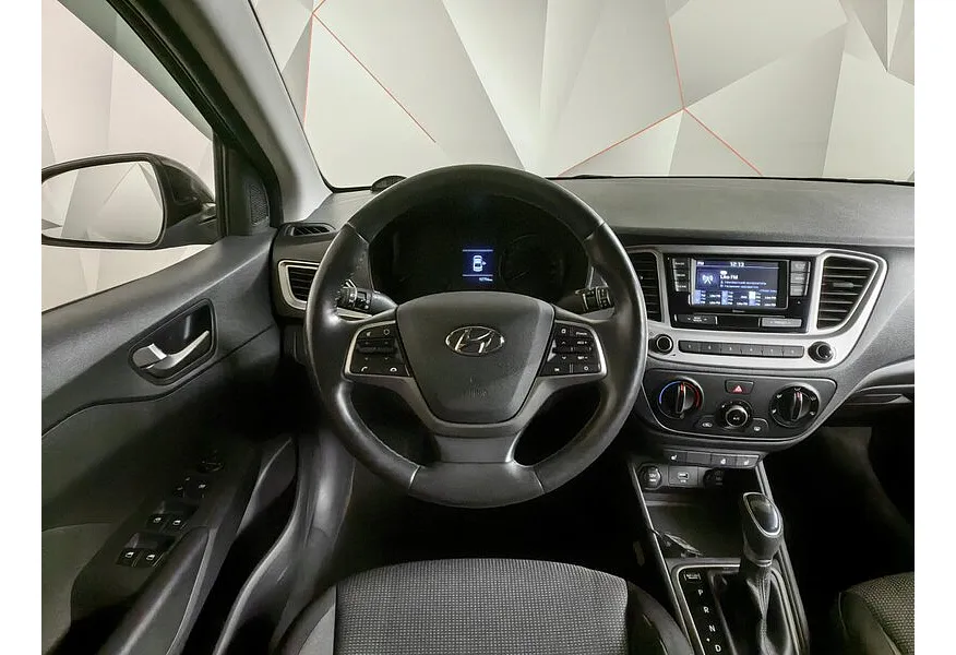 Hyundai Solaris 1.6 AT (123 л.с.) Comfort Черный в АВИЛОН. Слайд №20