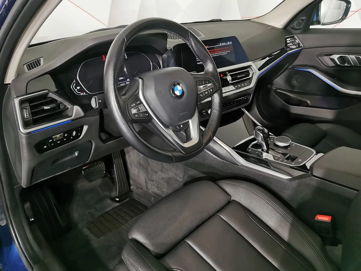 BMW 3 серия 320i Steptronic (184 л.с.) Sport Line Синий в АВИЛОН. Слайд №19