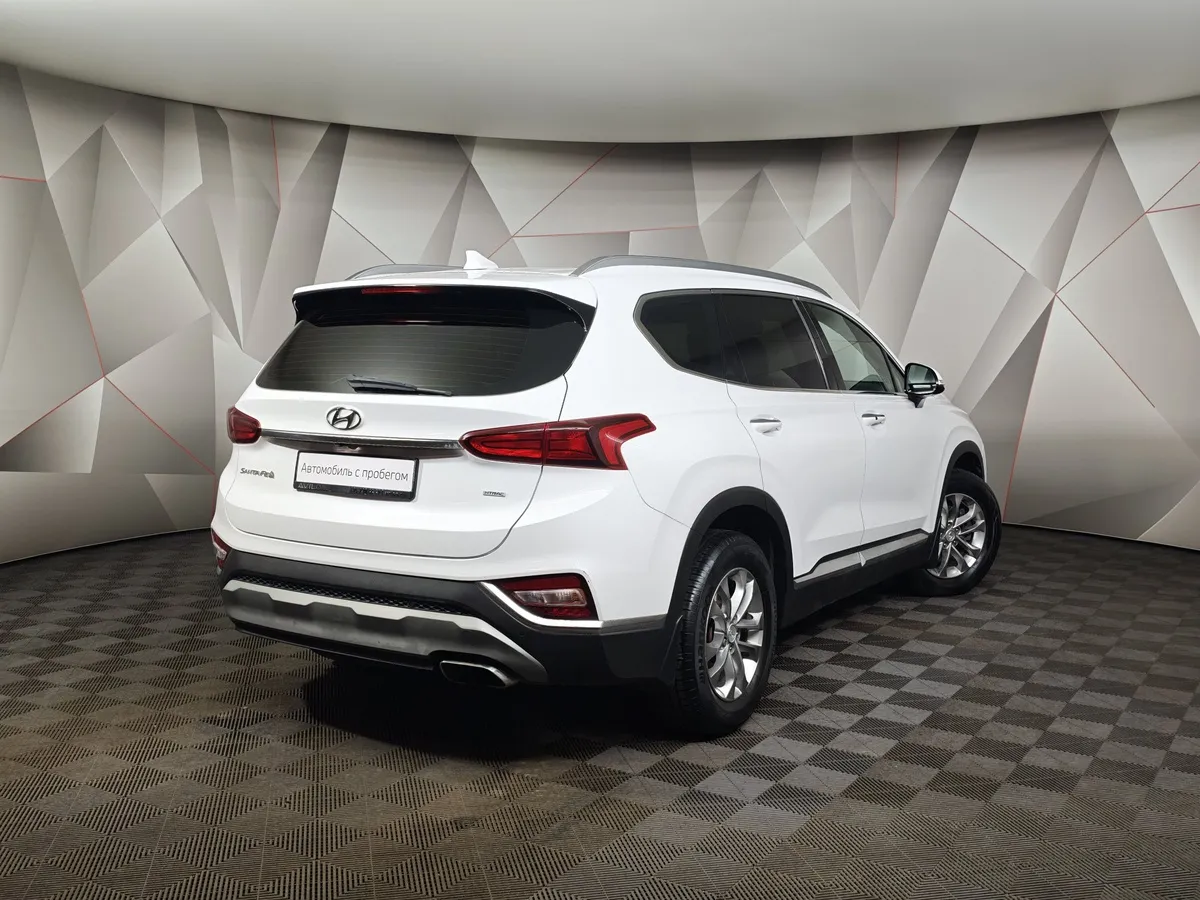 Hyundai Santa Fe 2.4 (188 л.с.) - 6AT Lifestyle + Smart Sense Белый в АВИЛОН. Слайд №2