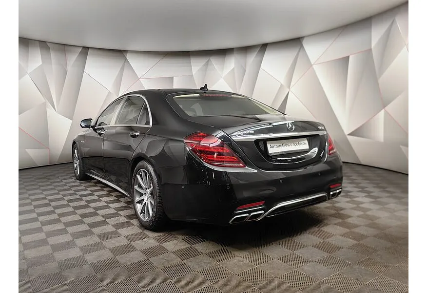 Mercedes-Benz S-Класс S 63 AMG 9G-Tronic 4Matic+ длинная база (612 л.с.) Черный в АВИЛОН. Слайд №4